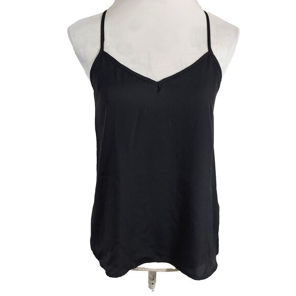 Abercrombie & Fitch Tops - Abercrombie & Fitch Black Spaghetti Strap Tank Top Strappy Camisole Cami XS